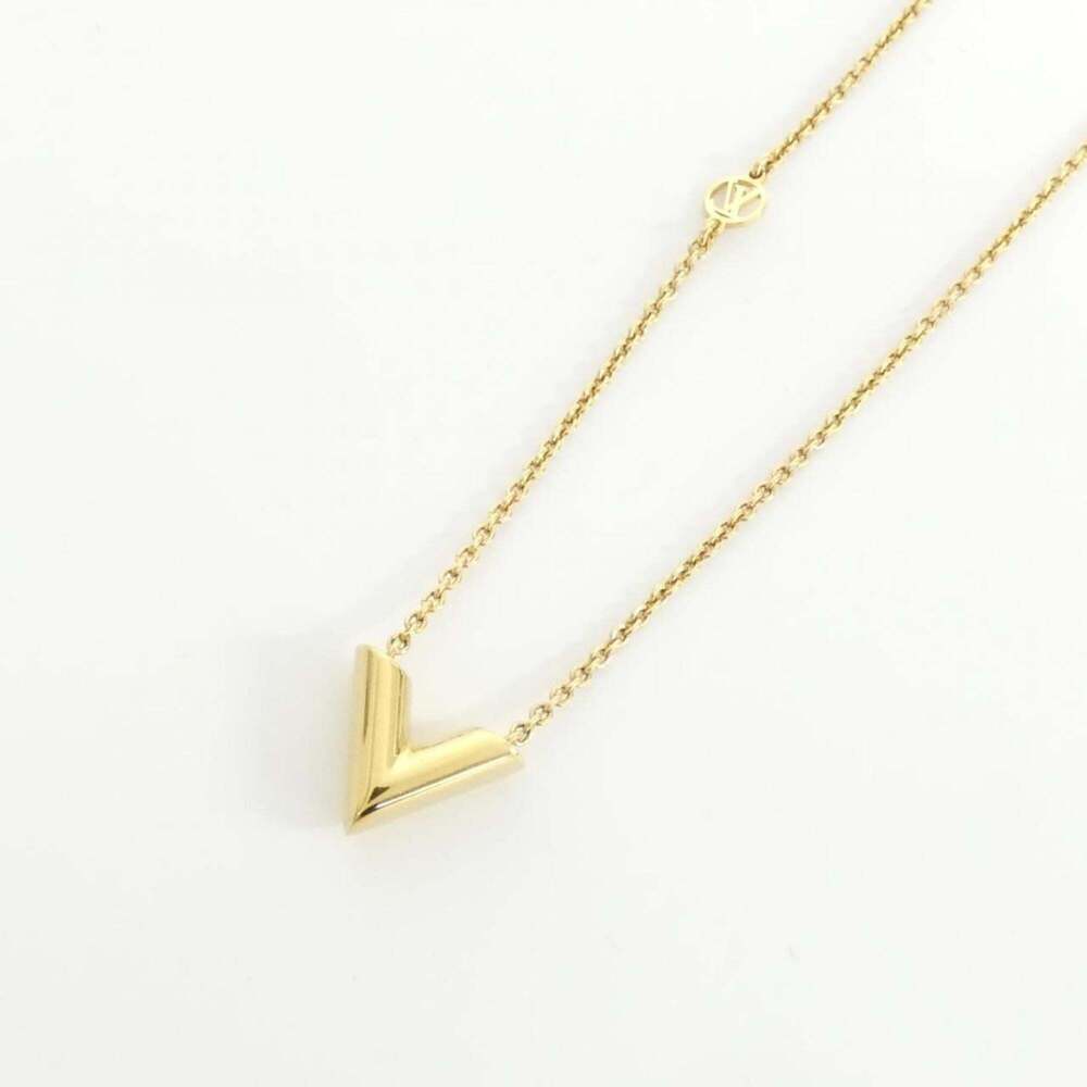 LOUIS VUITTON Gold Necklace - Picture 3 of 6